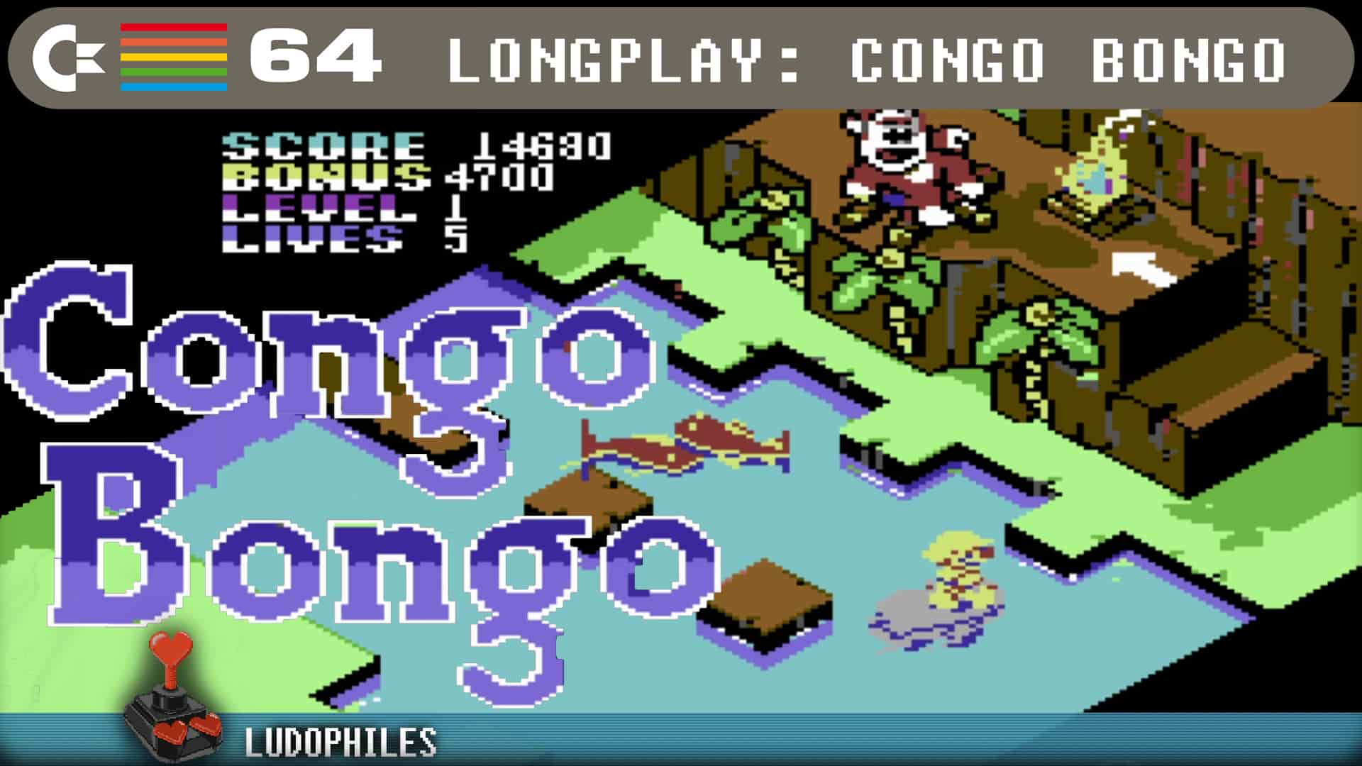 Congo Bongo 1985 C64 Longplay