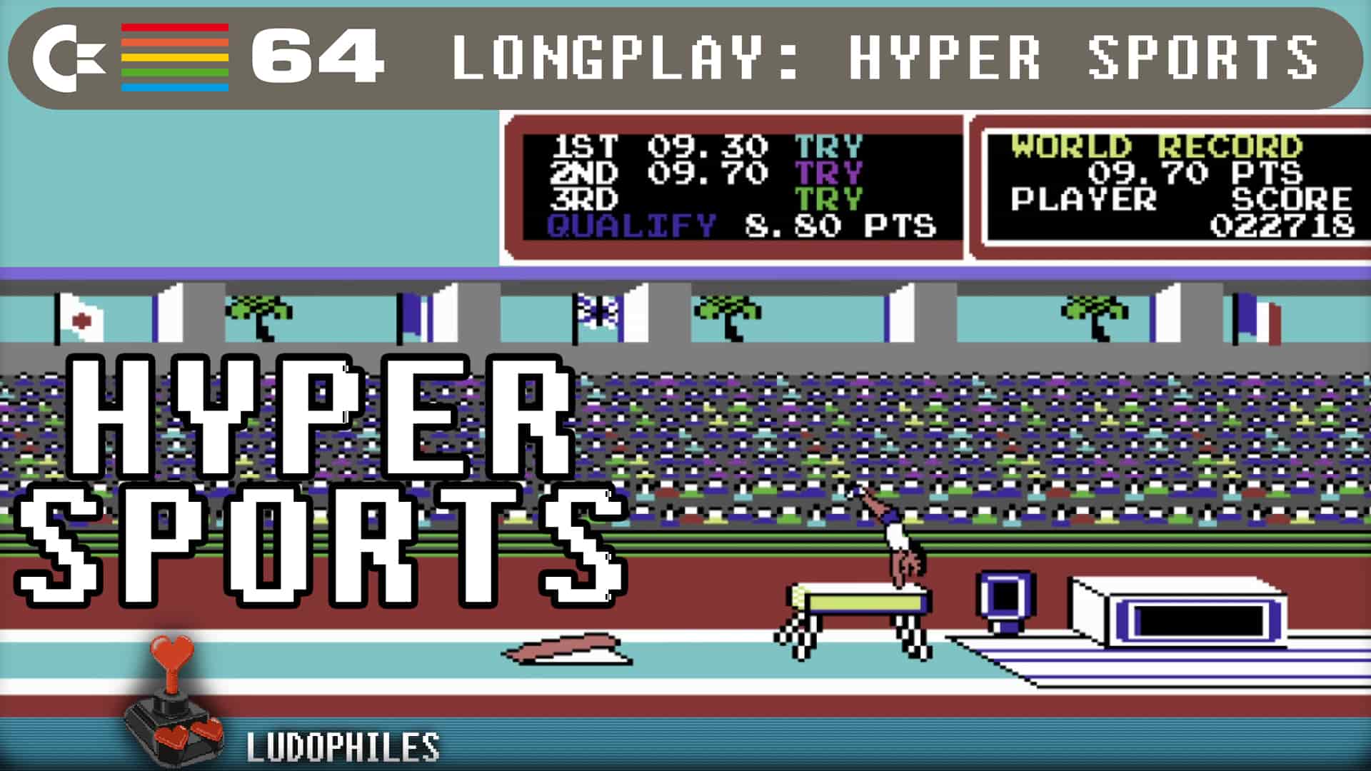 Hyper Sports C64 Longplay